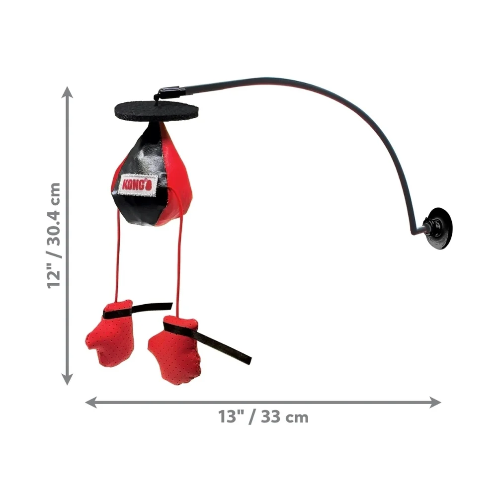 Red and Black Cat Boxing Toy
